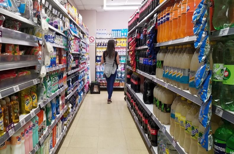 Los precios en las góndolas de los supermercados.