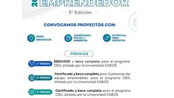 La convocatoria a Emprendedor 2023 es abierta a toda la comunidad.